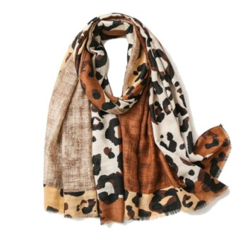 SEEKWISH Leopard Print Scarf