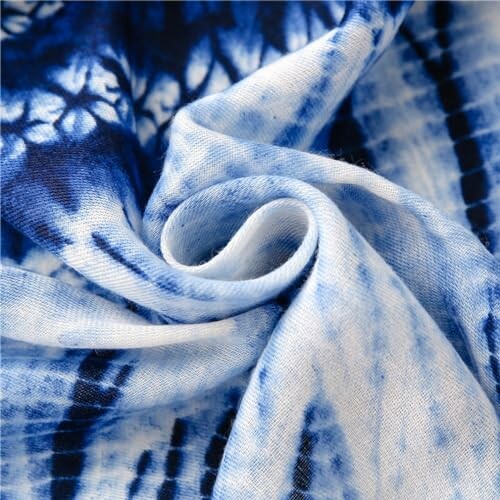 KAVINGKALY Boho Floral Scarf