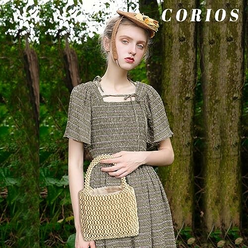 CORIOS Woven Bucket Bag